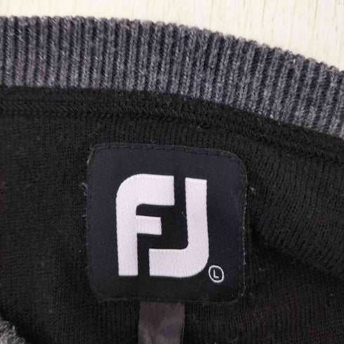 FootJoy チェックVネックニット メンズ JPN:L