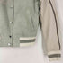 goosecraft bomber056 パッチ レザー キルティング 切替スカジャン レディース import:S