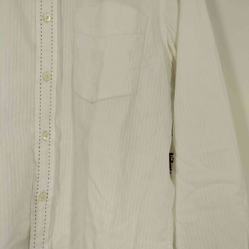 ポールスミスロンドン Paul Smith LONDON シャドーストライプ ポケット ハンドステッチ シャツ メンズ import:M