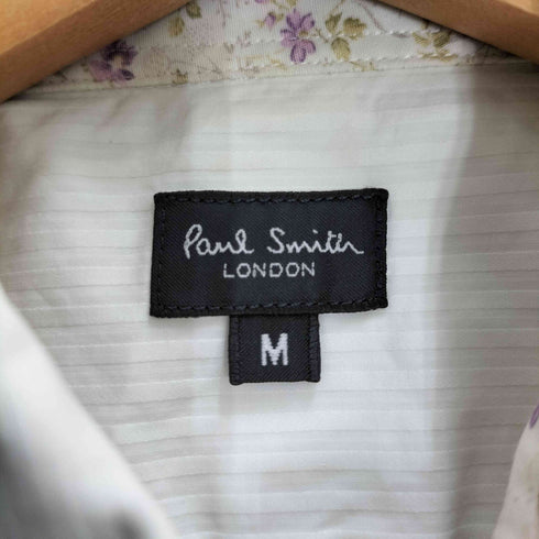 ポールスミスロンドン Paul Smith LONDON シャドーストライプ ポケット ハンドステッチ シャツ メンズ import:M