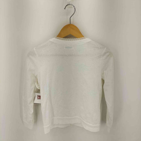 ビームスボーイ BEAMS BOY カットワーク Vネック カーディガン レディース
