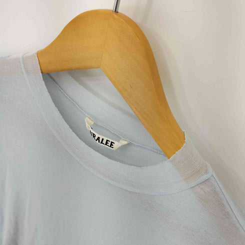 オーラリー AURALEE 22SS GIZA SUPER HIGH GAUGE SHEER RIB TEE レディース JPN:1