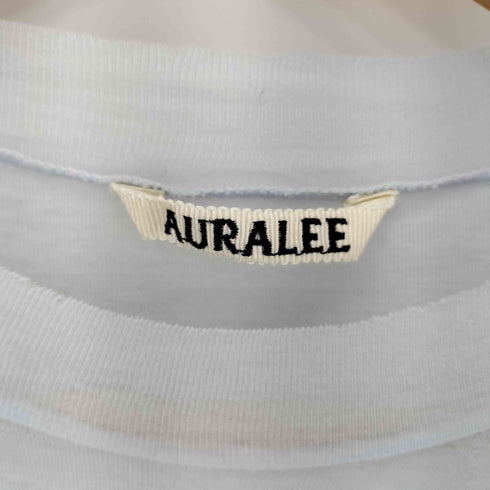 オーラリー AURALEE 22SS GIZA SUPER HIGH GAUGE SHEER RIB TEE レディース JPN:1