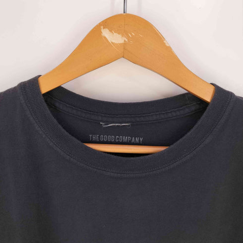 ザグッドカンパニー THE GOOD COMPANY 両面プリント クルーネック ロングスリーブTシャツ ロンT メンズ