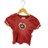ユニフ UNIF MADE IN USA FLOWER 花柄リブタイダイトップス レディース import:M