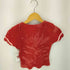 ユニフ UNIF MADE IN USA FLOWER 花柄リブタイダイトップス レディース import:M