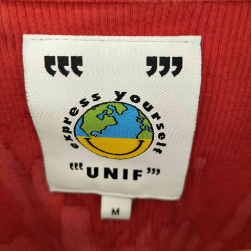 ユニフ UNIF MADE IN USA FLOWER 花柄リブタイダイトップス レディース import:M