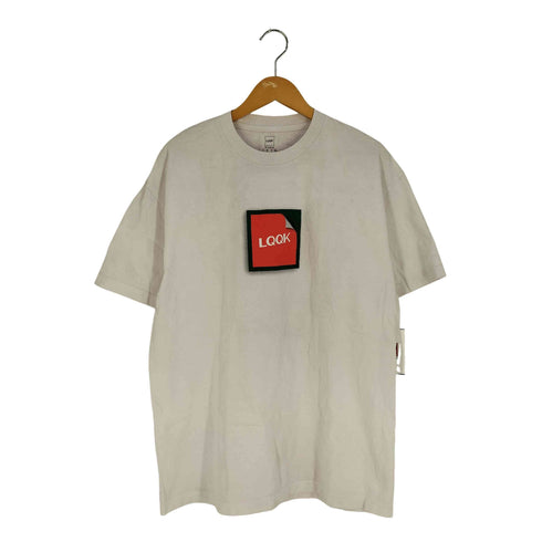 ルックスタジオ LQQK STUDIO Peel Tee ロゴプリント クルーネックTシャツ メンズ import:XL