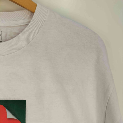 ルックスタジオ LQQK STUDIO Peel Tee ロゴプリント クルーネックTシャツ メンズ import:XL