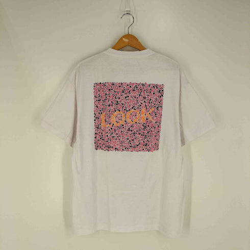 ルックスタジオ LQQK STUDIO Color Test Logo Tee プリント クルーネックTシャツ メンズ import:XL