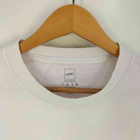 ルックスタジオ LQQK STUDIO Color Test Logo Tee プリント クルーネックTシャツ メンズ import:XL
