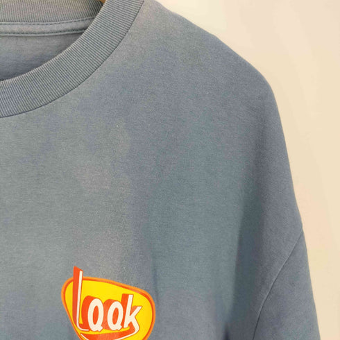 ルックスタジオ LQQK STUDIO 両面ロゴプリント クルーネックTシャツ メンズ import:XL