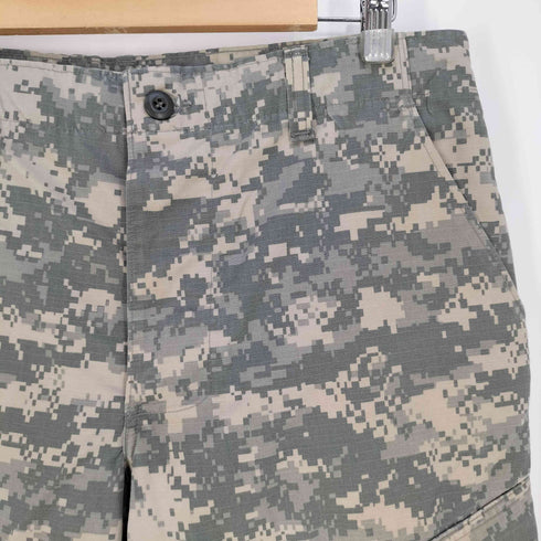 ユーエスアーミー U.S. ARMY 米軍 デジタルカモ 迷彩 紺バットユニフォーム カーゴパンツ メンズ MEDIUM-SHORT