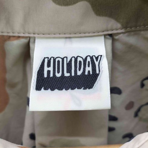 ホリデイ holiday PULLOVER NYLON SHIRTS/プルオーバーナイロンシャツ レディース FREE