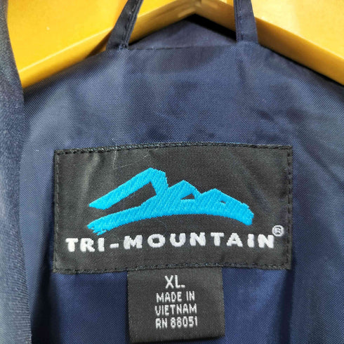 トライマウンテン TRI-MOUNTAIN バイカラー スナップボタン ナイロンシェルジャケット Dカン メンズ import:XL
