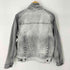 SMOKE RISE ウォッシュドデニムシングルライダースジャケット ダメージ加工 メンズ JPN:S