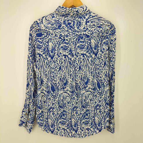 ザラ ZARA 総柄L/Sシャツ レディース import:S