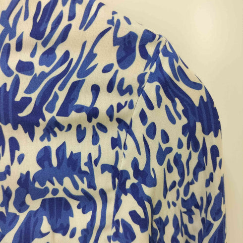 ザラ ZARA 総柄L/Sシャツ レディース import:S