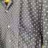 destin MADE IN ITALY ドット柄シルク混開襟シャツ import メンズ