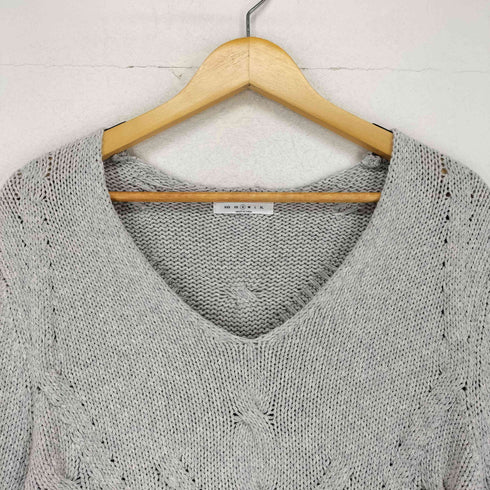 ONE X ONETEASPOON Vネックダメージニット casual メンズ JPN:S