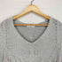 ONE X ONETEASPOON Vネックダメージニット casual メンズ JPN:S