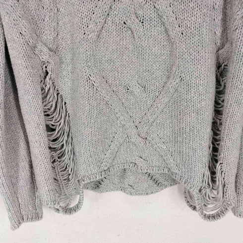 ONE X ONETEASPOON Vネックダメージニット casual メンズ JPN:S
