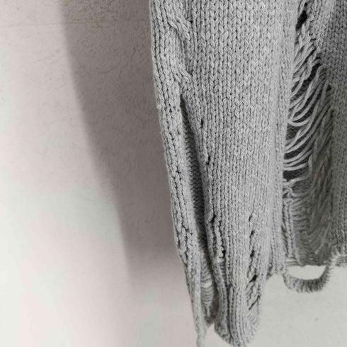 ONE X ONETEASPOON Vネックダメージニット casual メンズ JPN:S