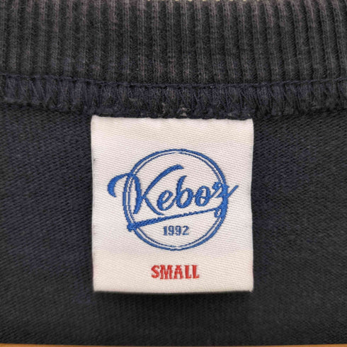ケボズ KEboz 背面ロゴBIGプリントロングスリーブTシャツ メンズ JPN:S