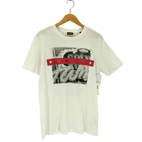 ディーゼル DIESEL 両面プリント 半袖Tシャツ メンズ import:L
