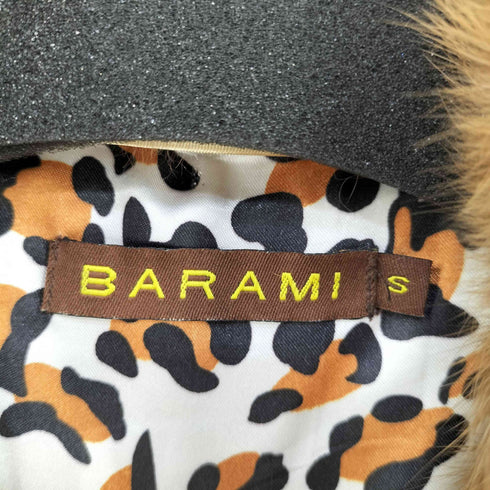BARAMI ホックボタン 裏地総柄 ラビットファージャケット レディース import:S