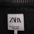ザラ ZARA サイドジップ デニムクルーネックカットソー メンズ import:S