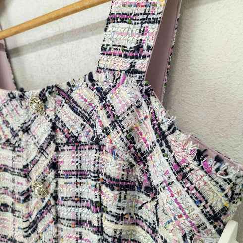 M maglie le cassetto ファンシーツイードジャンパースカート elegance レディース 7