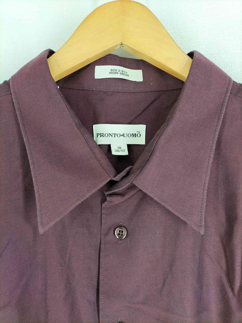 プロントウォモ PRONTO UOMO 80s 2-PLY NON-IRON コットンシャツ メンズ 19