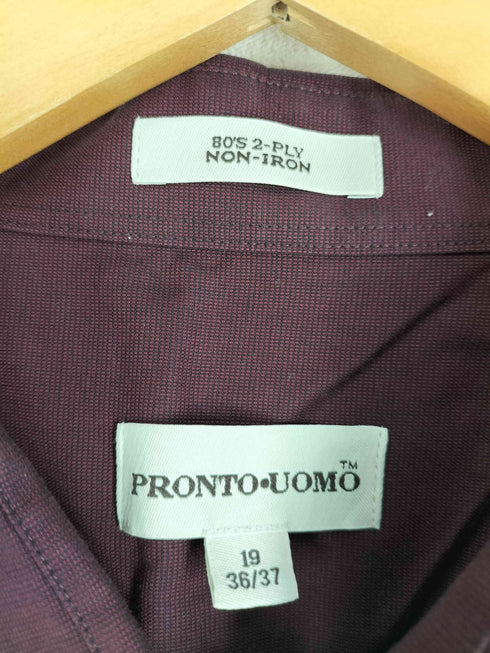 プロントウォモ PRONTO UOMO 80s 2-PLY NON-IRON コットンシャツ メンズ 19