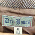 ドライボーンズ Dry Bones 日本製 ショールカラー ダブルブレスト ヘリンボーン ネップウールジャケット メンズ JPN:L