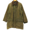 バブアー Barbour 80-90S 英国製 BORDER JACKET 3ワラント 裏地チェック オイルド ボーダー ジャケット メンズ C40 102cm