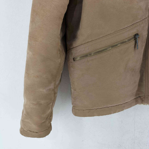 ディーゼル DIESEL 90s MADE IN ITALY パンドラ期 リバーシブル ムートンボアジャケット メンズ import:M
