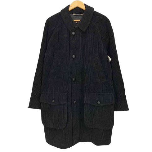ダックスロンドン DAKS LONDON マルチポケット ラグラン コーデュロイウールコート メンズ import:L