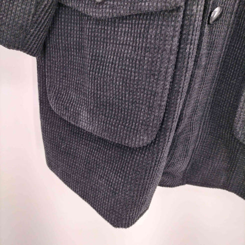 ダックスロンドン DAKS LONDON マルチポケット ラグラン コーデュロイウールコート メンズ import:L