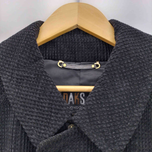 ダックスロンドン DAKS LONDON マルチポケット ラグラン コーデュロイウールコート メンズ import:L