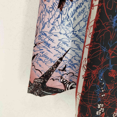 ジャンポールゴルチエセットプルミエ Jean Paul GAULTIER for SEPT PREMIERES スカーフモチーフ総柄ブラウス レディース JPN:40