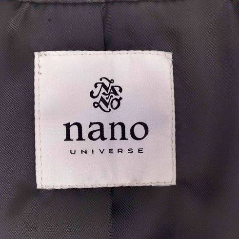 ナノユニバース NANO universe ノーカラーラムレザージャケット レディース JPN:36
