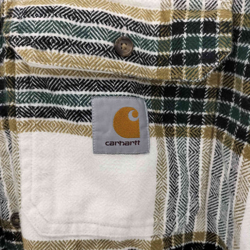 カーハートワークインプログレス Carhartt WIP 23AW L/S Hawkins Shirt ホーキンス ヘビーツイル チェック シャツ メンズ import:L