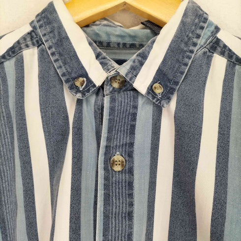 HIS コットンストライプL/S シャツ メンズ JPN:M