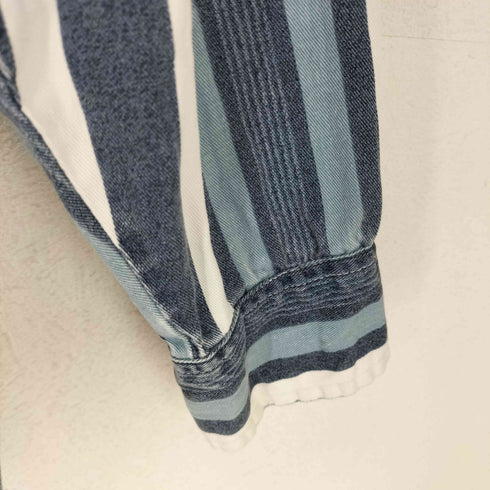 HIS コットンストライプL/S シャツ メンズ JPN:M