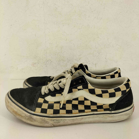 バンズ VANS OLD SKOOL DX - BLACK/WHITE CHECK チェッカーフラッグ メンズ JPN:28