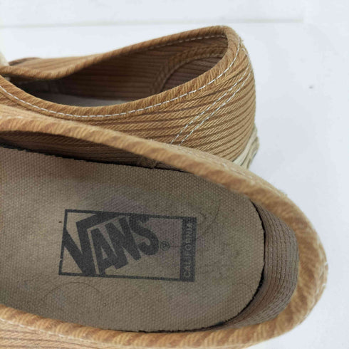 バンズ VANS CALIFORNIA コーデュロイローカットスニーカー レザーピスネーム メンズ JPN:26.5