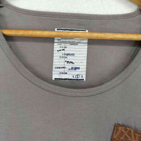 シャリーフ SHAREEF ジャガード織ポケットUネックTシャツ メンズ 2