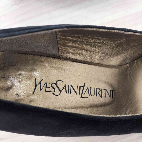 イヴサンローラン Yves Saint Laurent ヒールステッチデザインパンプス レディース JPN:37
