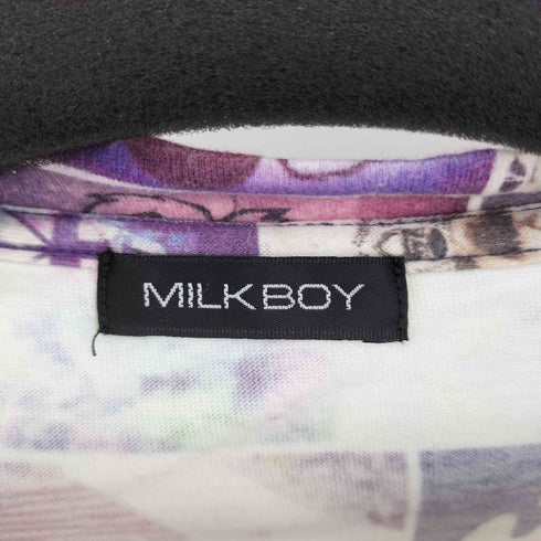 ミルクボーイ MILKBOY プリントクルーネックTシャツ レディース